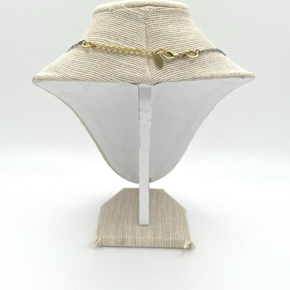 Seasonal Whispers Wire & Crystal Necklace & Bracelet Set Minimalist Bead Jewelry - Picture 4 of 10